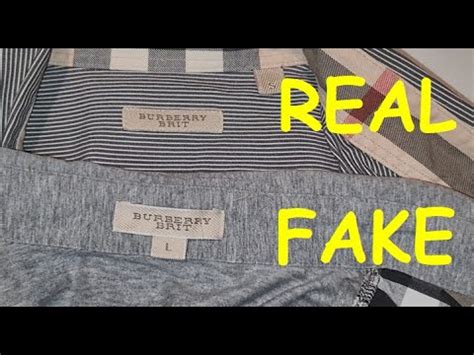 burberry shirt real or fake|How to spot a fake Burberry shirt .